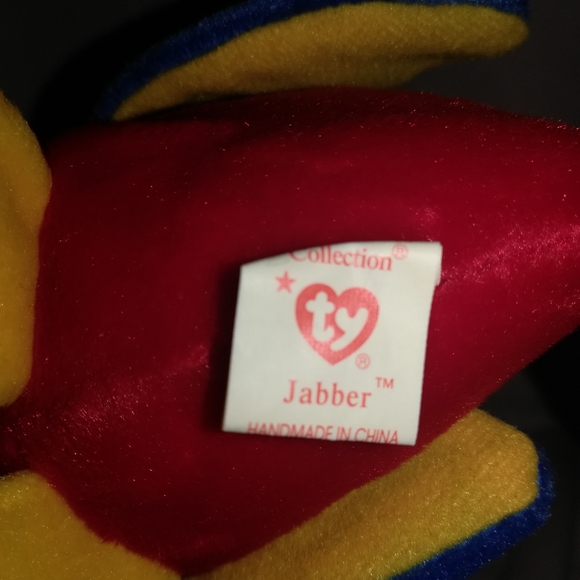 Vintage TY Beanie Baby 'Jabber' the Parrot - Picture 3 of 6